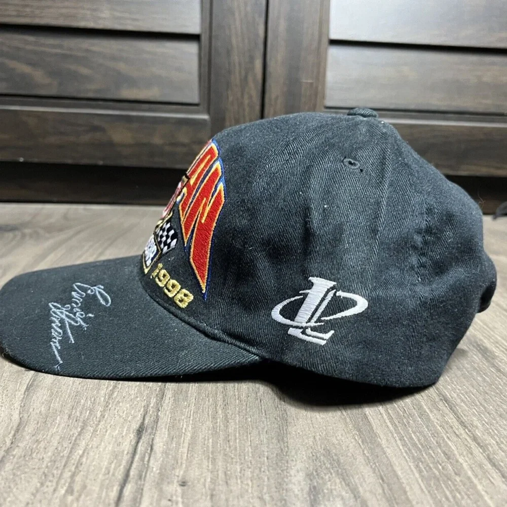 Vintage Ernie Irvan Hat Snapback Cap Black Red NASCAR Car Racing Limed Edition
